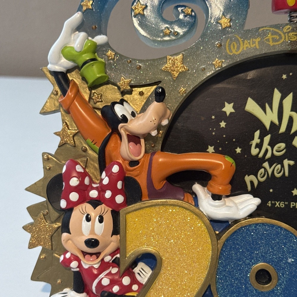 DISNEY Theme Parks Walt Disney World 2005 Photo Frame 4x6 MICKEY & Friends‎ - Picture 4 of 6